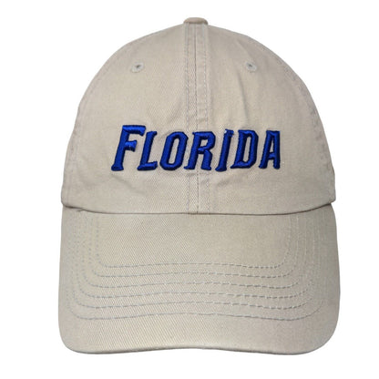 Florida Gators Slideback Hat Tan OSFA Embroidered Logo NCAA Top of the World