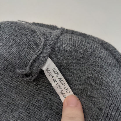 Kixor Herbicide Men's Knit Beanie Hat Cap Gray 100% Acrylic Embroidered Logo