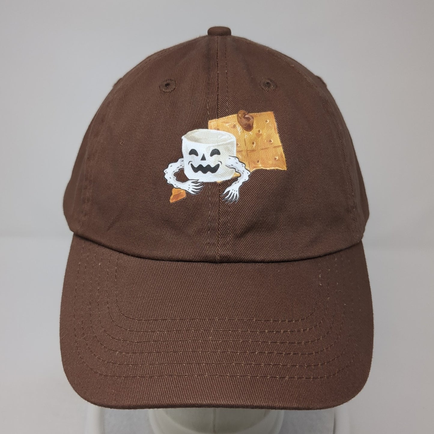 Chobani Flip Slideback Baseball Cap Brown One Size Adjustable 6 Panel Cotton