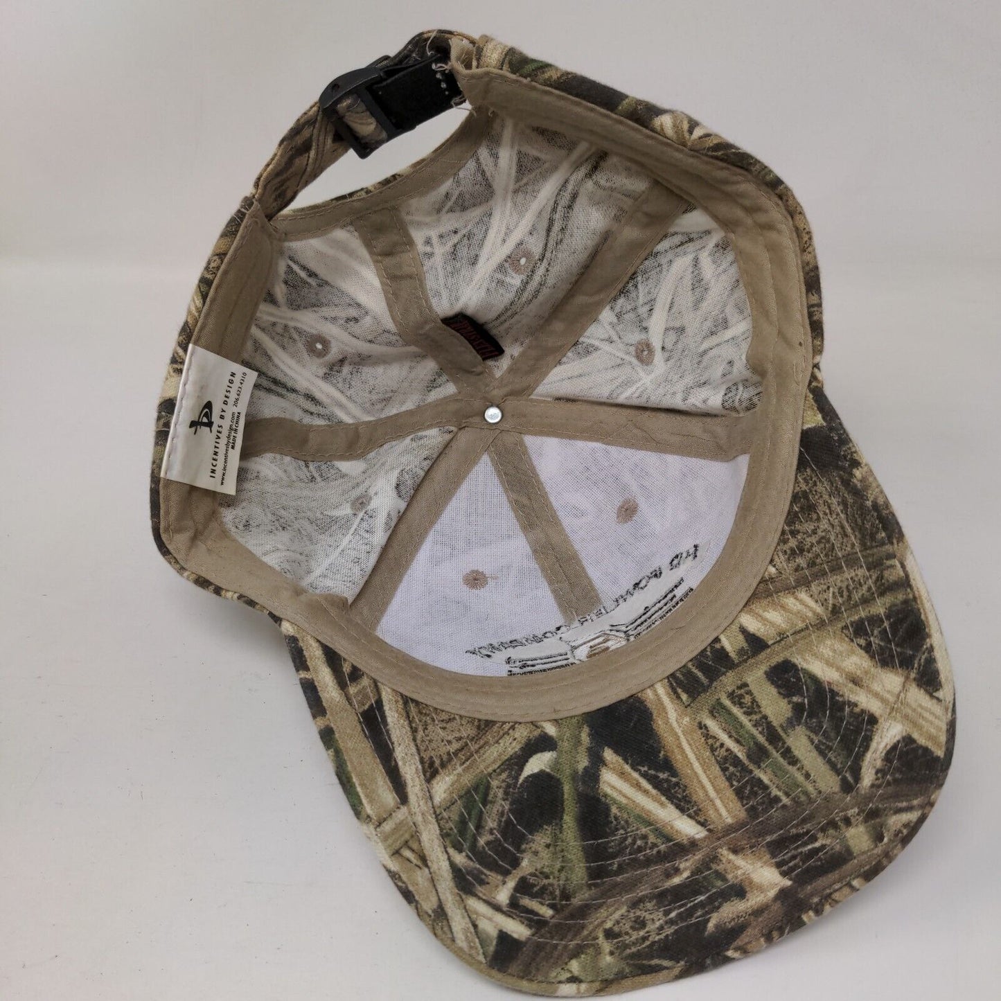 HD Fowler Company Strapback Hat Camo One Size Adjustable Embroidered