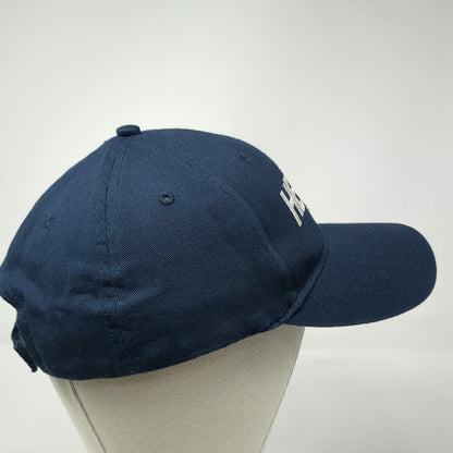 Port & Company Baseball Cap Blue One Size Helix Steel Logo Cotton Strapback Hat
