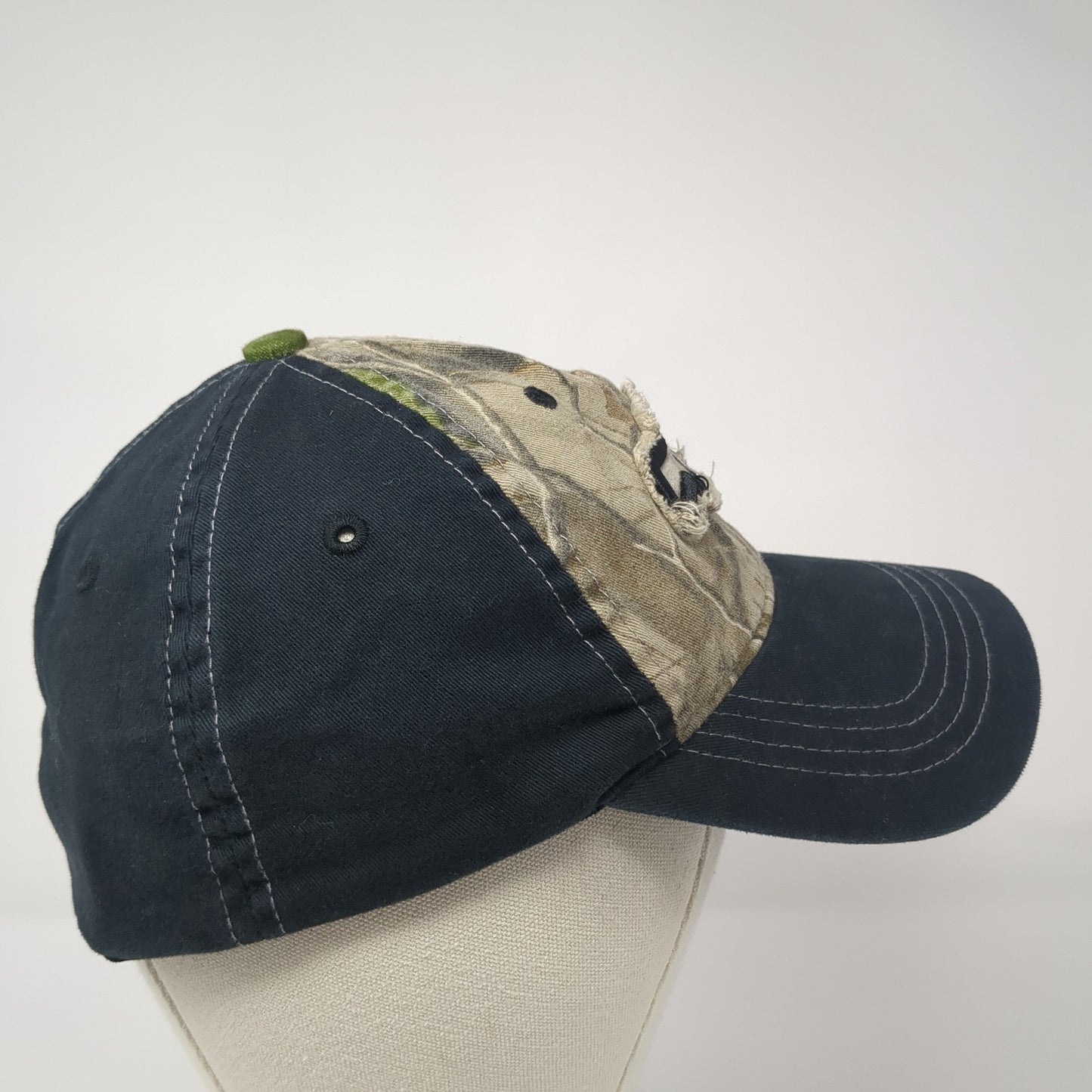 Chevrolet Fitted Baseball Cap Multicolor One Size Embroidered Camouflage