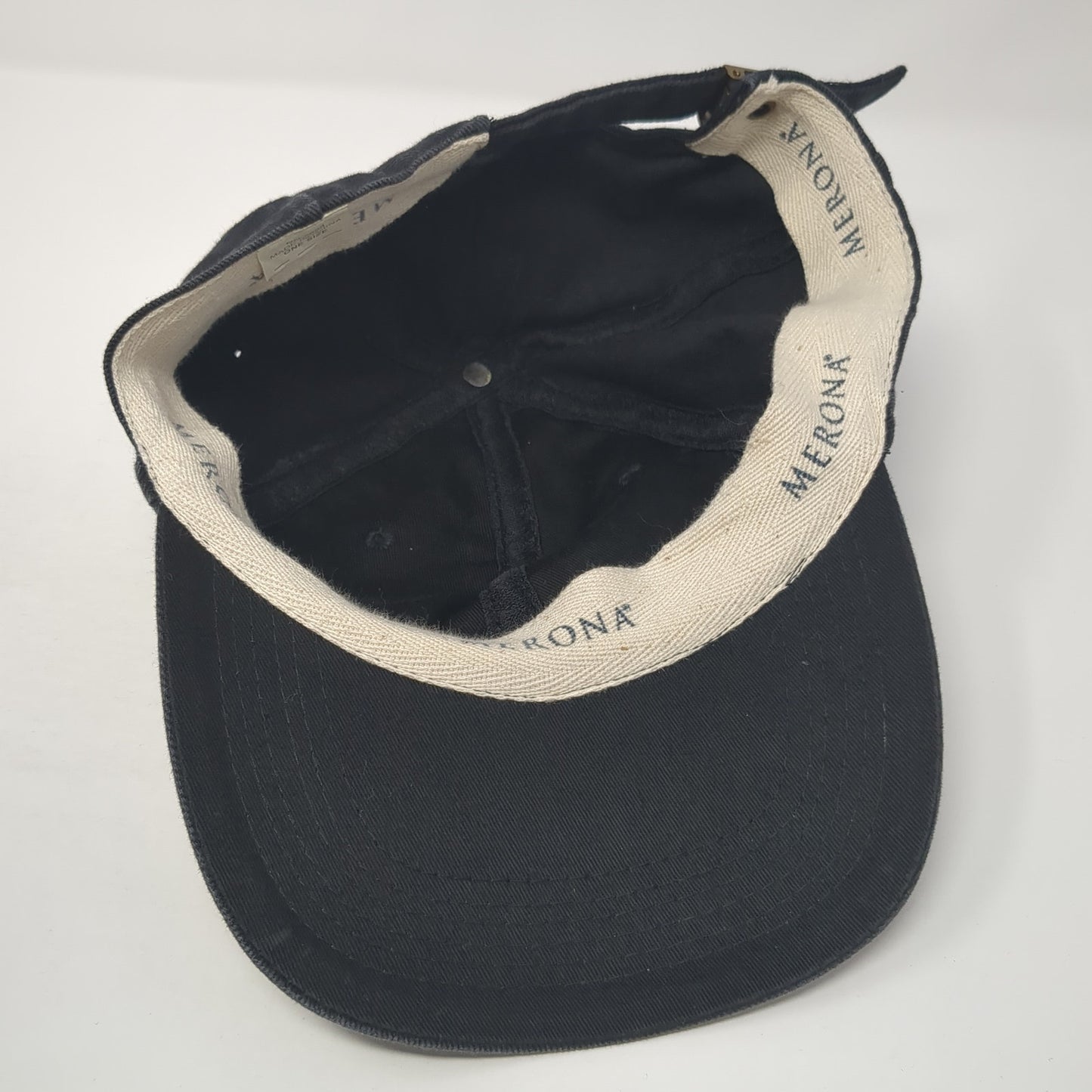 Merona Slideback Hat Black One Size Adjustable Solid 6 Panel Blank
