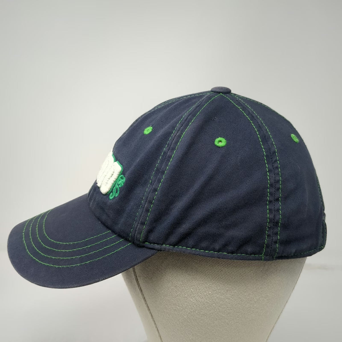 Old Navy Baseball Cap Blue One Size Ireland Shamrock Green Contrast Stitch Hat