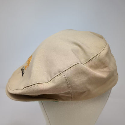Landmark Sportswear Texace La Quinta Beige Newsboy Cap Hat Tree OSFM Vintage