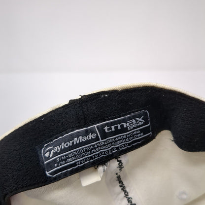 TaylorMade Penta Burner Fitted Golf Hat White S/M Embroidered Tmax Gear