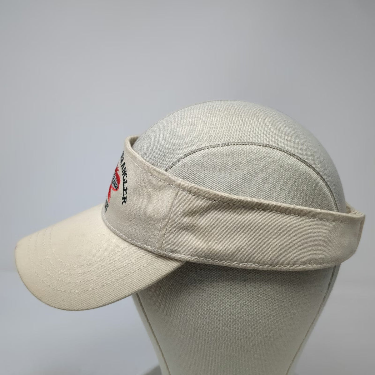 Imperial Visor Beige One Size The Saltwater Angler Key West Strapback Fly Hat