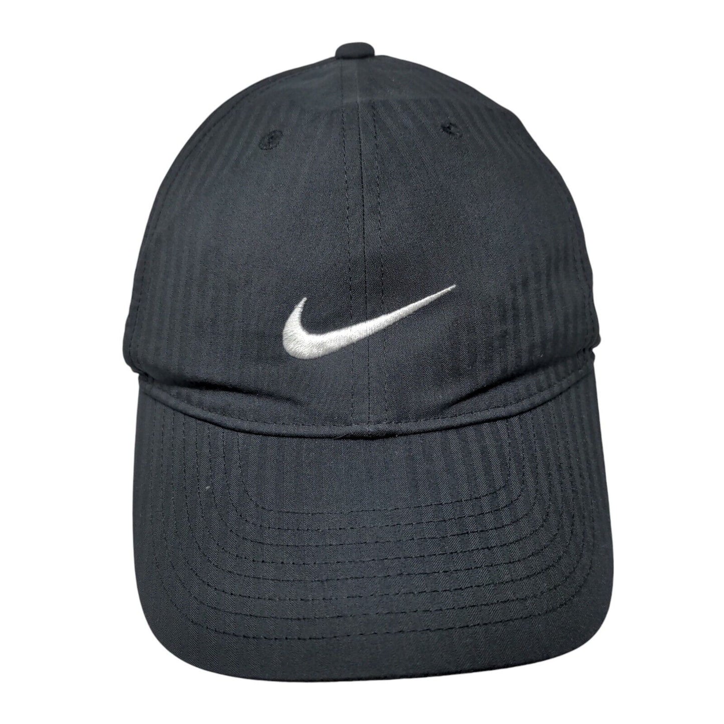 Nike Slideback Hat Black OSFM Adjustable Embroidered Swoosh Legacy91 Dri-Fit