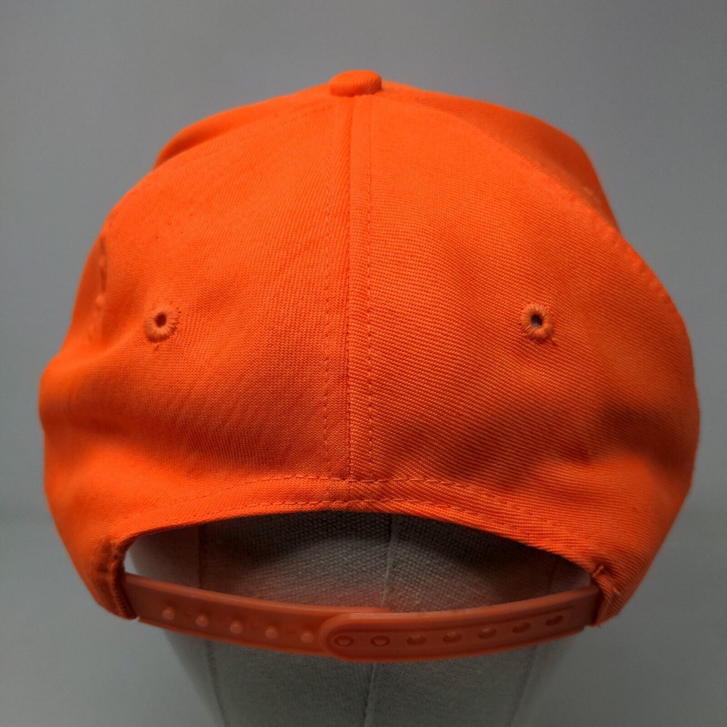 Signatures Men's Snapback Hat Bright Orange Size OSFA Blank Rope
