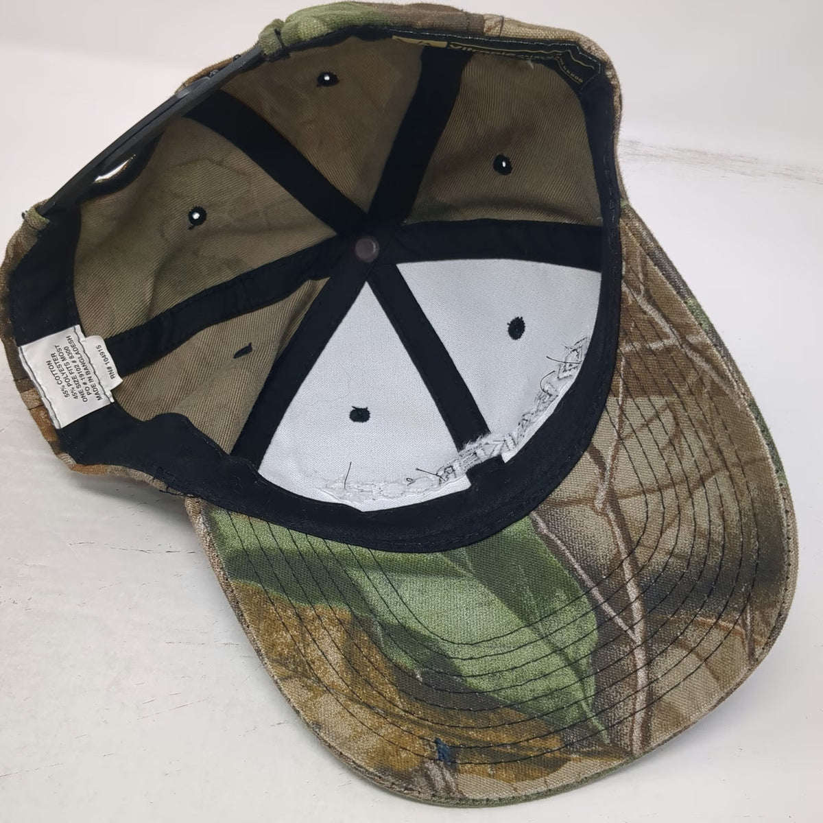 Vitronic Snapback Green Camo One Size BakerCorp Logo Embroidered Workwear hat