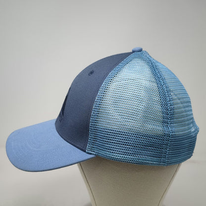 Patagonia Trucker Hat Blue One Size Live Simply Mountain Mesh Snapback Graphic