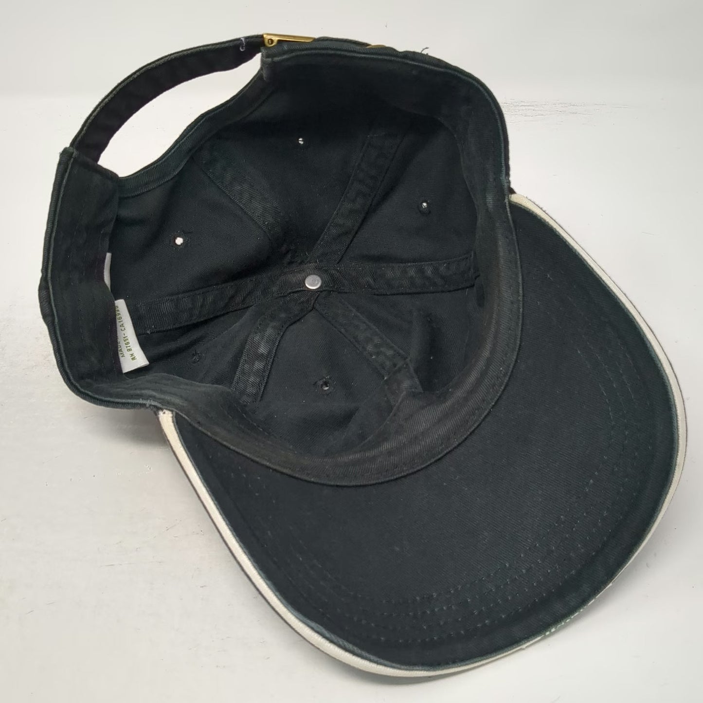 Lacoste Baseball Cap Black One Size Adjustable Slideback Cotton Hat Logo Design