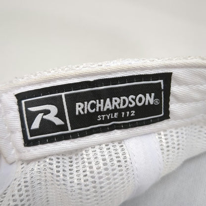 Richardson Trucker Hat Black Red White One Size D&B Supply Patch Mesh Snapback
