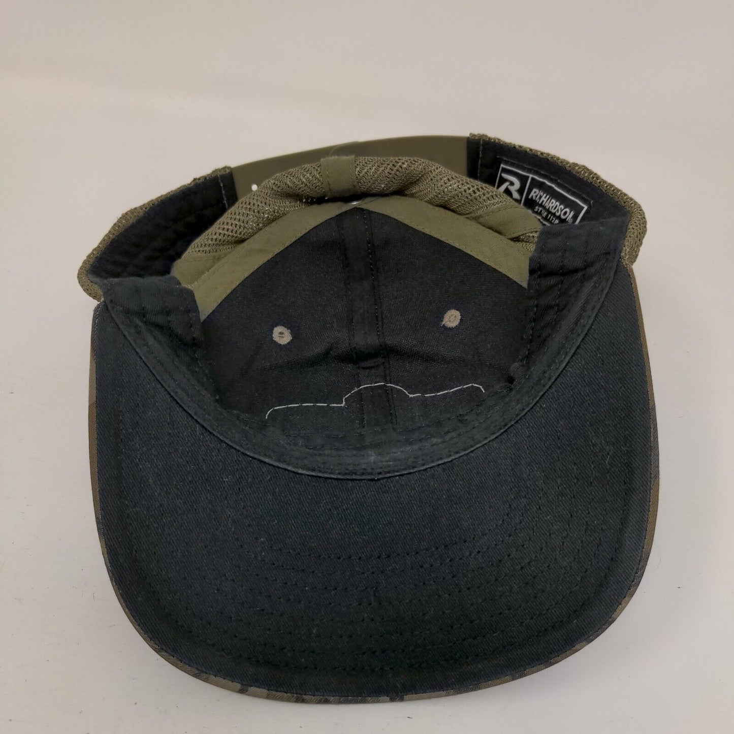 The Range Jimmy Primos Snapback Trucker Hat Camouflage OS Mesh Back Richardson