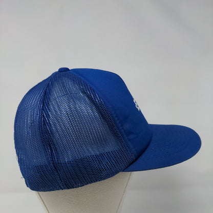 Exide Snapback Trucker Hat Blue OSFA Adjustable Mesh Back Pennant Winner