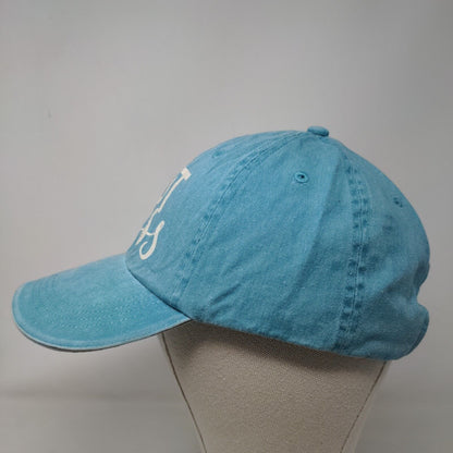 Hot Mess Strapback Hat Blue One Size Adjustable 6 Panel Anvil