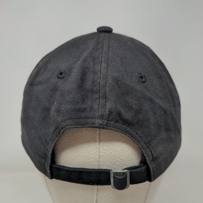 FRIENDS Slideback Hat Black One Size Adjustable Embroidered Vented Holes