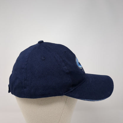 Hawaii Strapback Hat Blue One Size Adjustable Embroidered 6 Panel Surfware