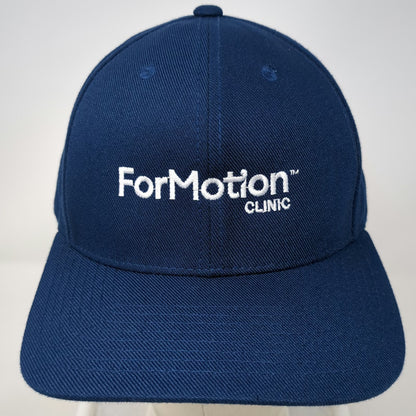 Decky Baseball Cap Blue One Size ForMotion Clinic Embroidered Adjustable Hat