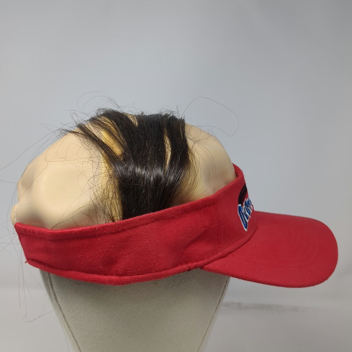 Laid Back Baseball Cap Red One Size Over Combing 40 Strapback Cotton Hat Gift