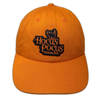 KBETHOS Baseball Cap Orange OSFM Hocus Pocus Salem MA Black Cat Hat Slideback