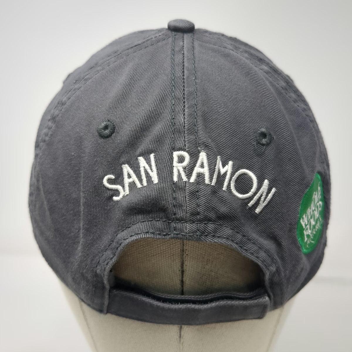 e-conscious Gray Baseball Cap One Size Whole Foods San Ramon Pear Strapback Hat