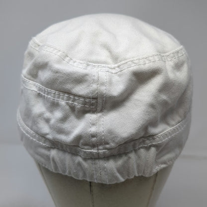 Roxy Army Cap White L All Heart Graphic Black Pink Purple Cotton Hat