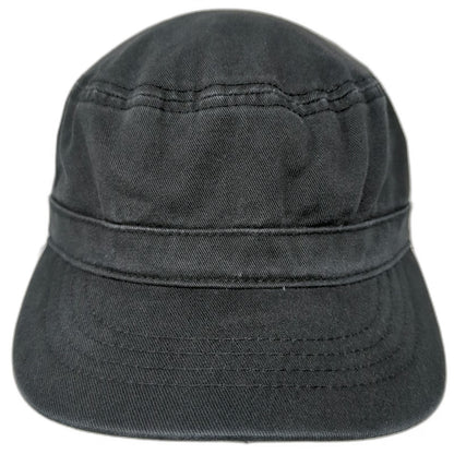 Chef Works Army Cap Black M Adjustable Solid Cotton Workwear Uniform Kitchen Hat