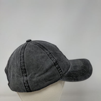 Animal Print Star Patch Slideback Hat Gray OSFM Leopard David And Young Cotton