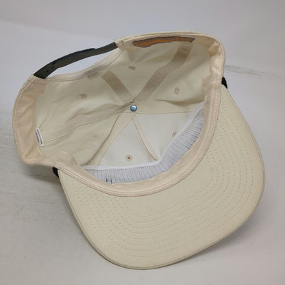Richardson 5 Panel Beige Black One Size Westbank Anglers Jackson Hole Rope Hat