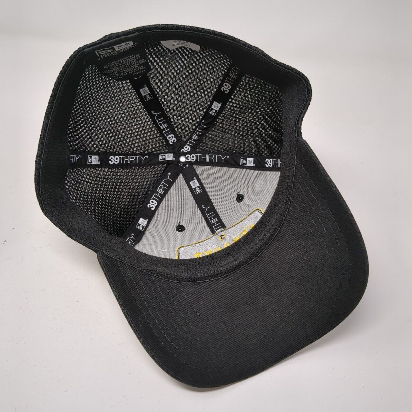 What's Your Legacy? Fitted Mesh Back Hat Camo M/L Embroidered New Era