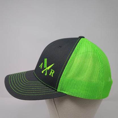 AXR Snapback Trucker Hat Multicolor One Size Adjustable Mesh Back Richardson