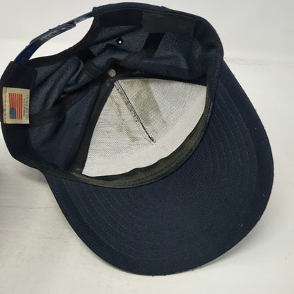 USS Saratoga CV-60 Aircraft Carrier Navy Patch Blue 5 Panel One Size Hat USA