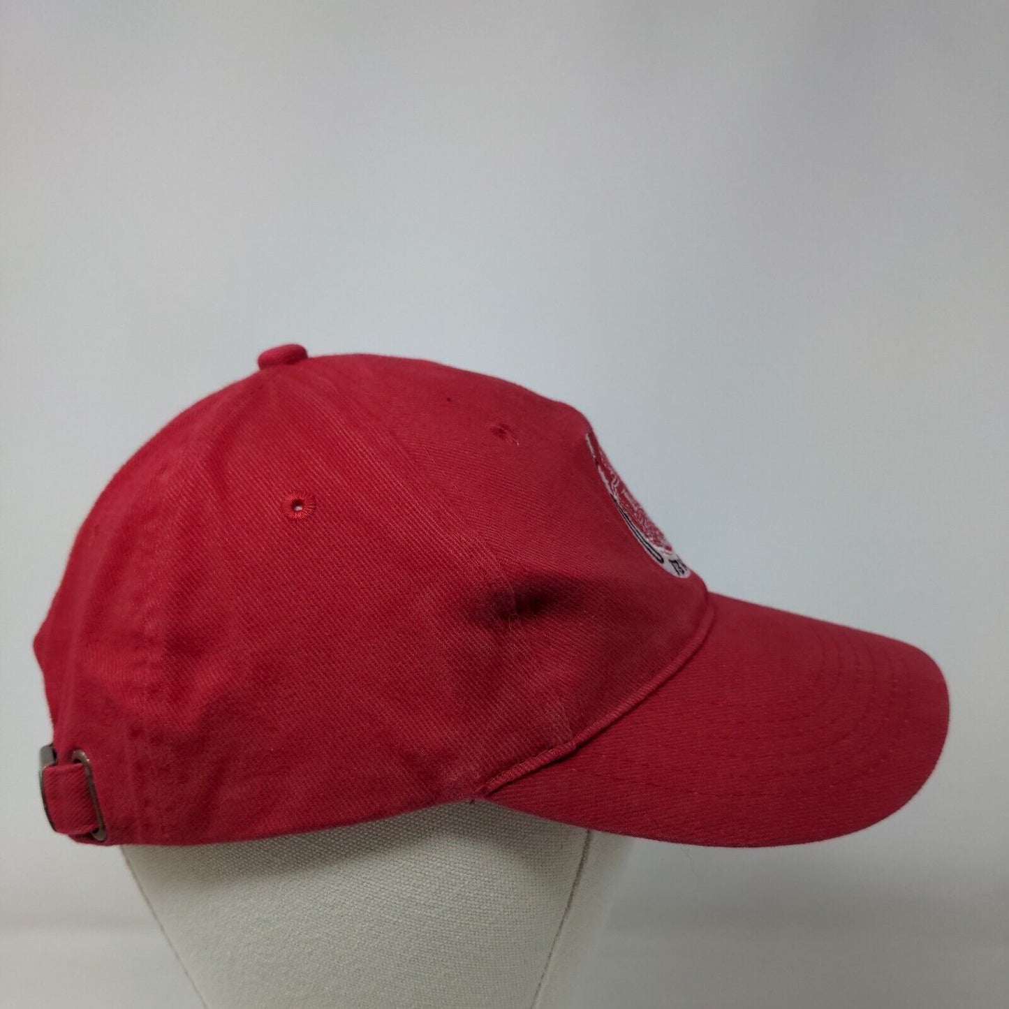 Port & Company Men's Slideback Hat Red Embroidered TBHBPA Horseshoe Logo