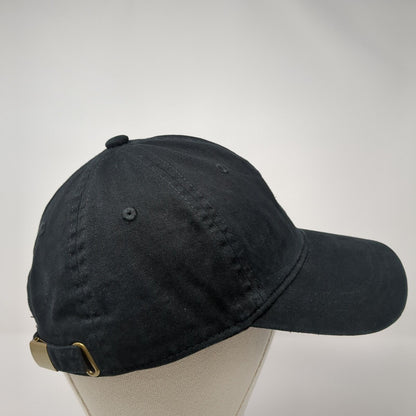 Universal Thread Slideback Hat Black One Size Adjustable Blank 6 Panel