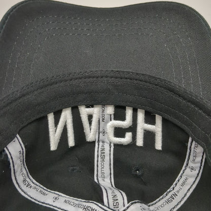 The Nash Collection Baseball Cap Black One Size Slideback Nash Embroidered Hat