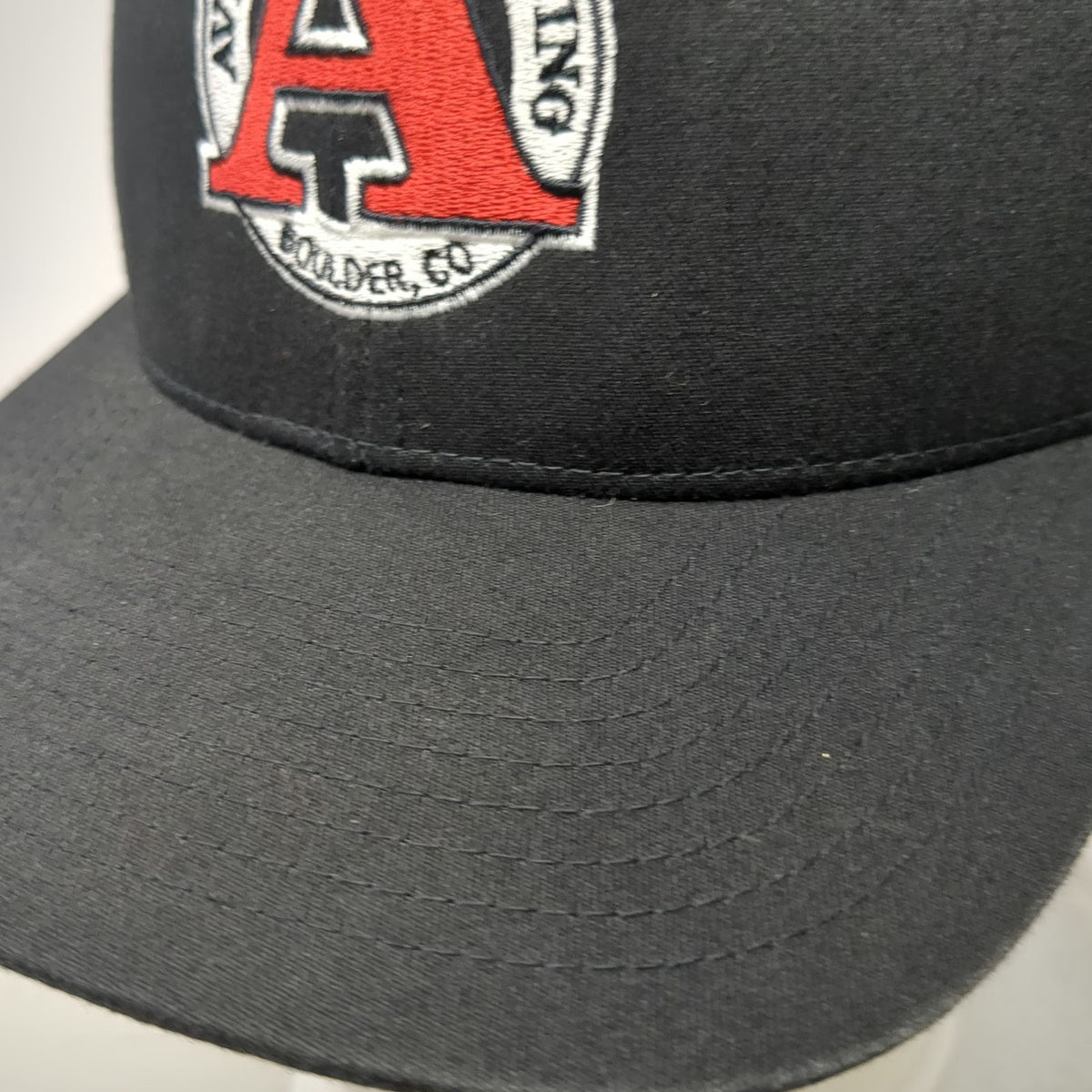 Yupoong Avery Brewing Boulder CO Trucker Hat Black One Size Mesh Back Snapback