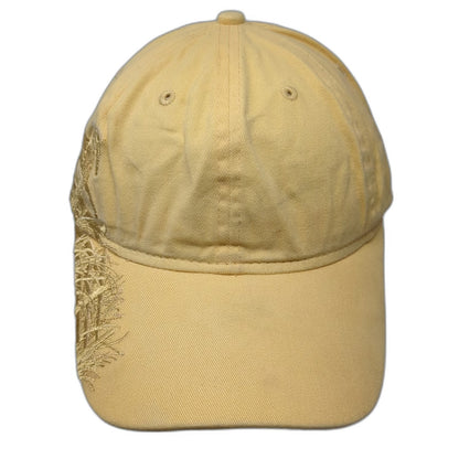 Dri Duck Baseball Cap Yellow One Size Running Horses Embroidery Cotton Hat