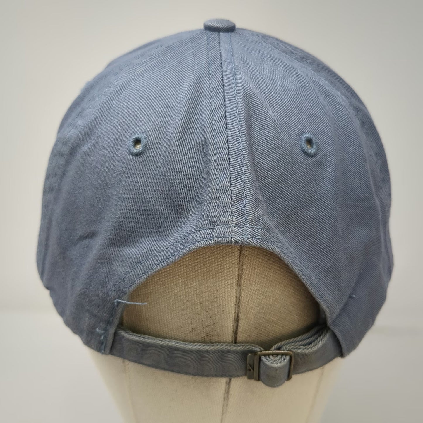Nike Baseball Cap Blue One Size Embroidered Logo Swoosh Cotton Slideback Hat
