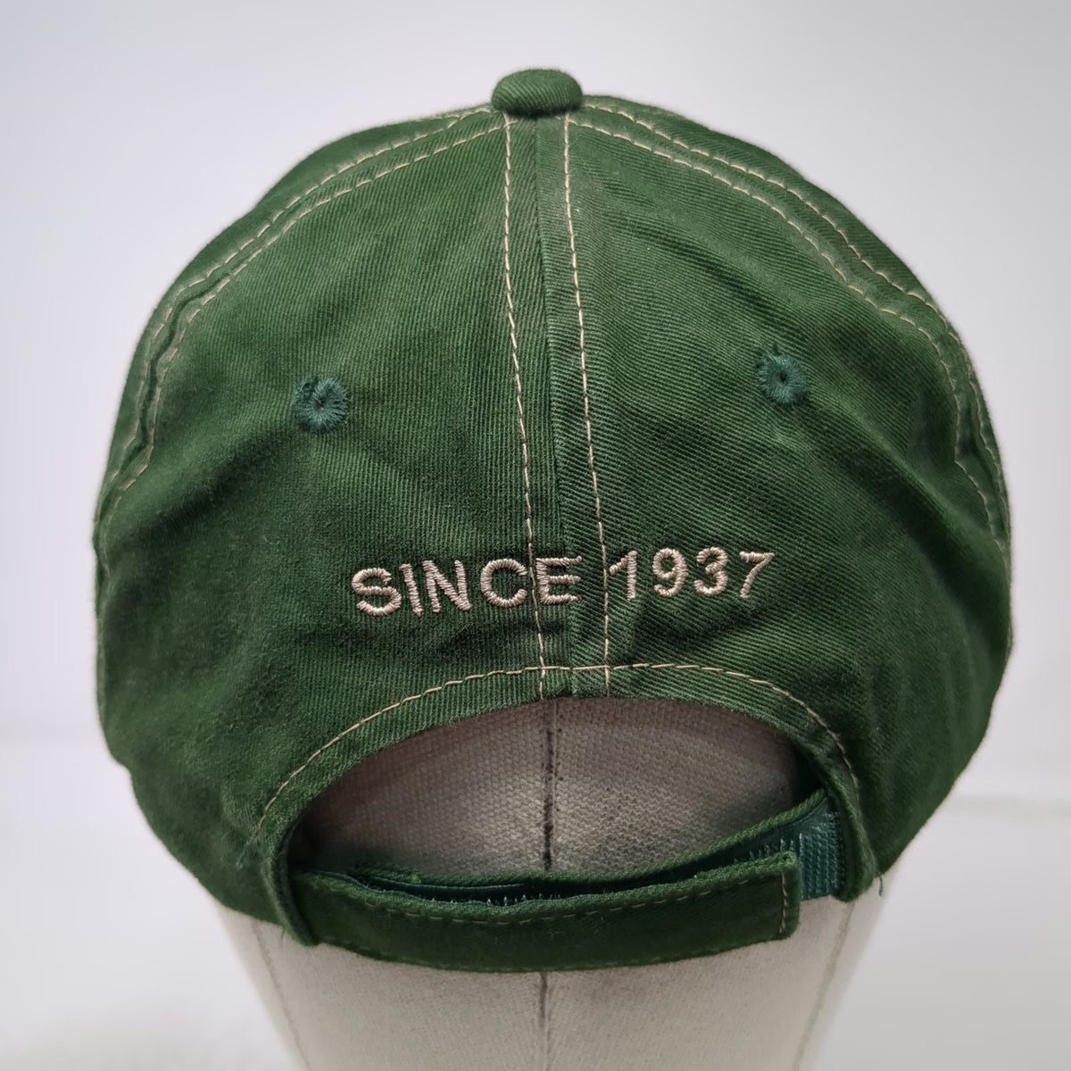 Ducks Unlimited Baseball Cap Green One Size Strapback Duck Logo Since 1937 Hat