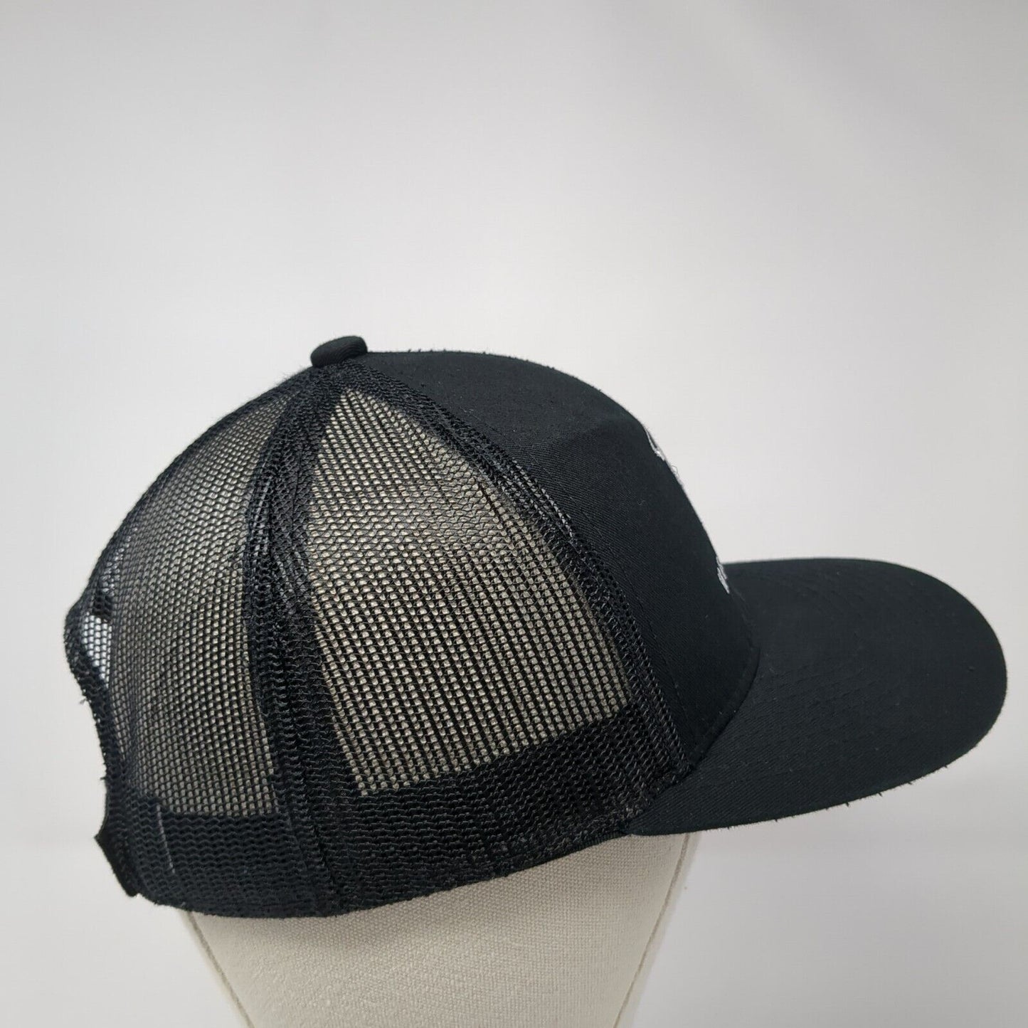 18 Fore Life Strapback Trucker Hat Black OS Adjustable Embroidered Outdoor Cap