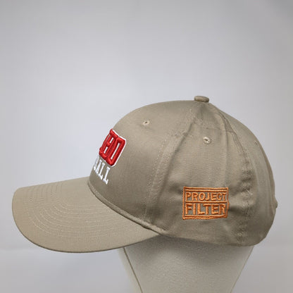 Idaho Softball Project Filter Snapback Hat Tan OS Adjustable Port Authority