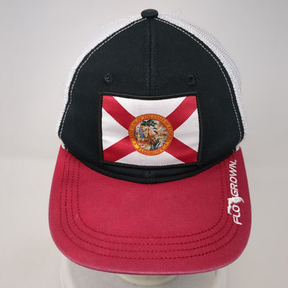 Flo Grown Snapback Trucker Hat Multi One Size Mesh Back Colorblock