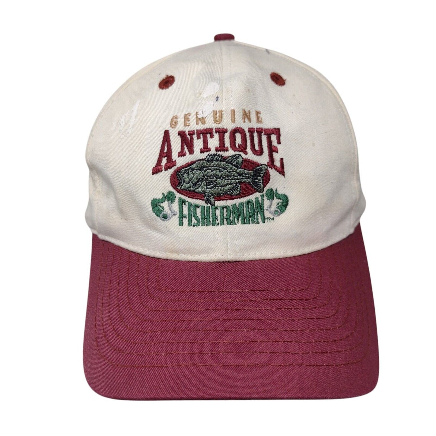 Genuine Antique Fisherman Snapback Hat Multi OSFA Embroidered 6 Panel