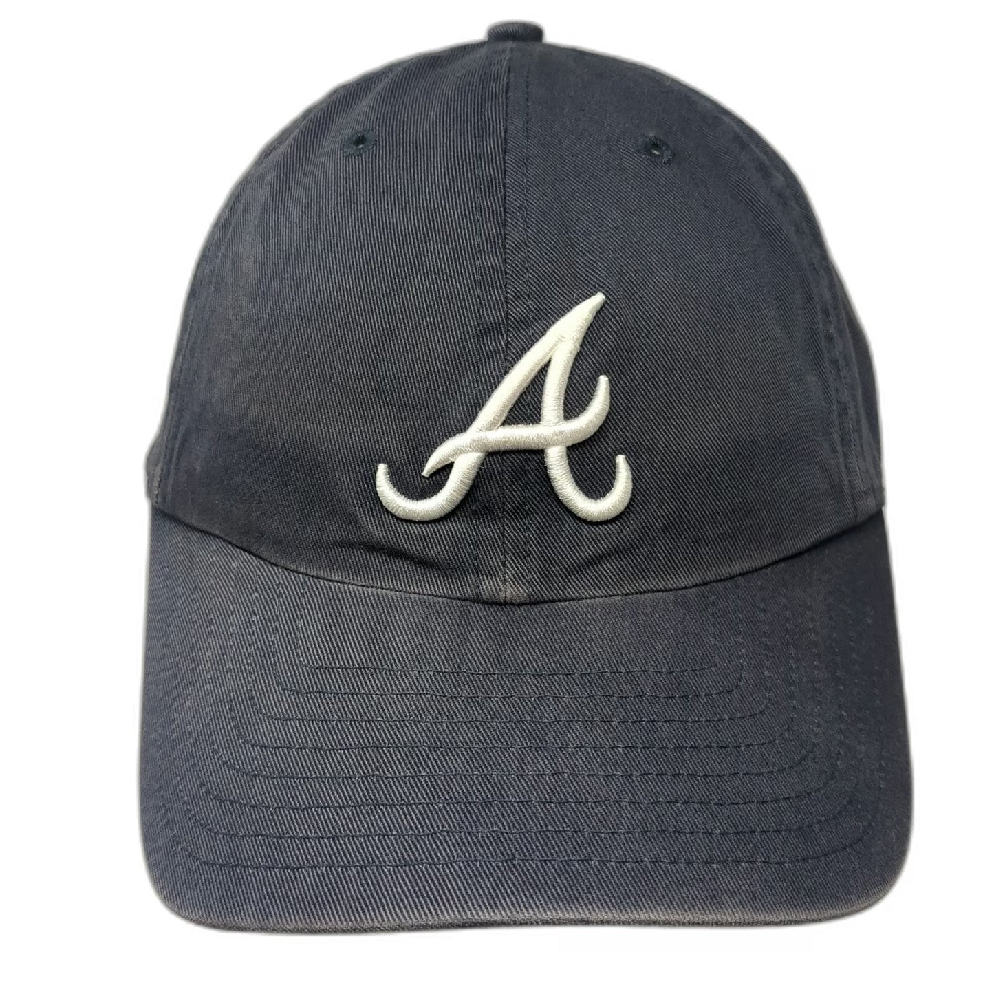 Atlanta Braves MLB Twins Enterprise Baseball Cap Blue M Fitted Hat Embroidered