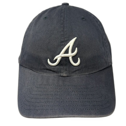 Atlanta Braves MLB Twins Enterprise Baseball Cap Blue M Fitted Hat Embroidered