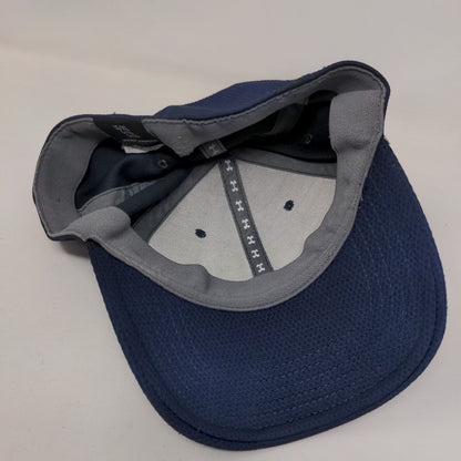 Under Armour Fitted Hat Blue Large/XL Embroidered Logo Vent Holes