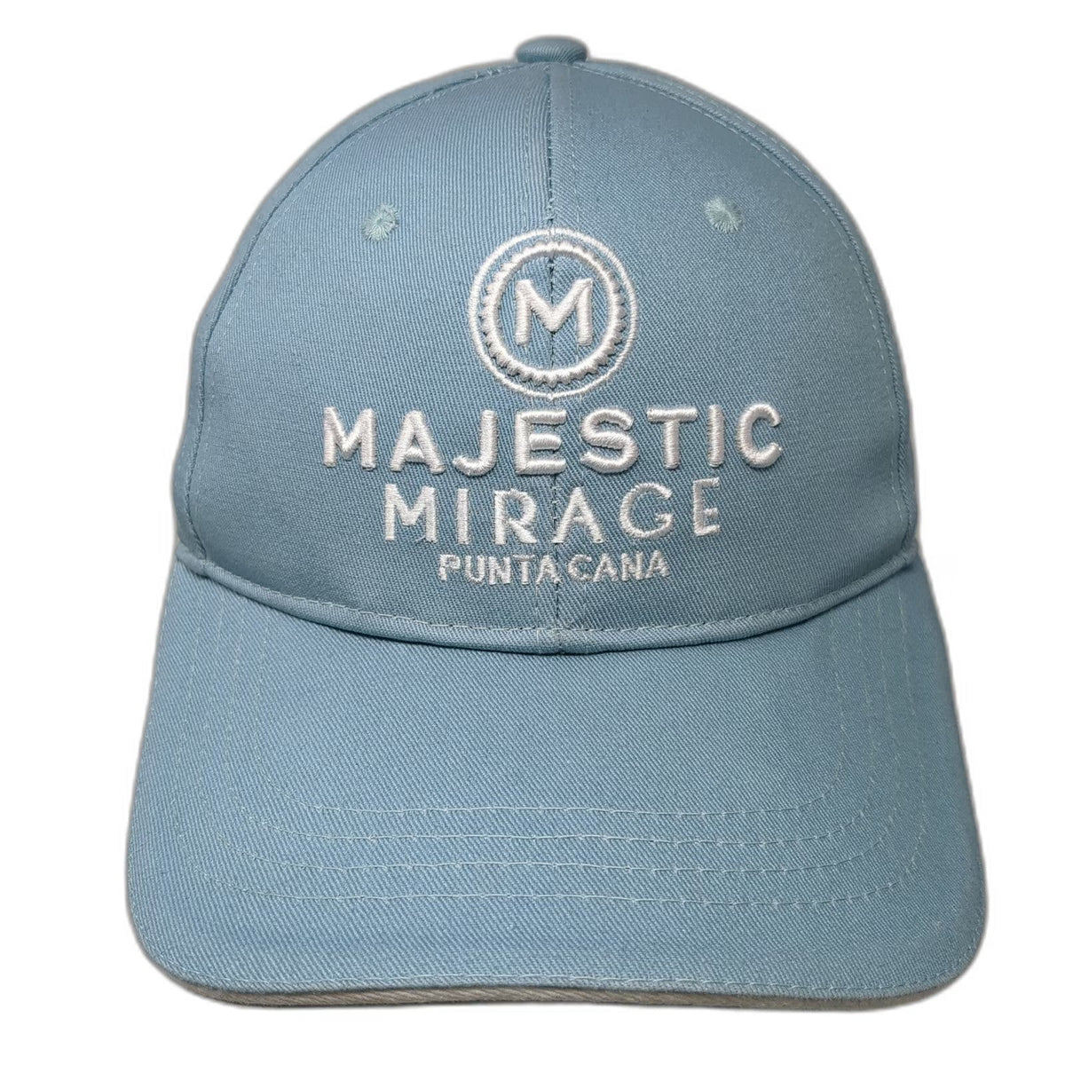 Majestic Mirage Punta Cana Resort Baseball Cap Blue One Size Slideback Logo Hat