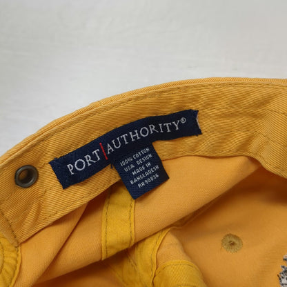 Port Authority Baseball Cap Yellow One Size Billy Mock Foundation Slideback Hat