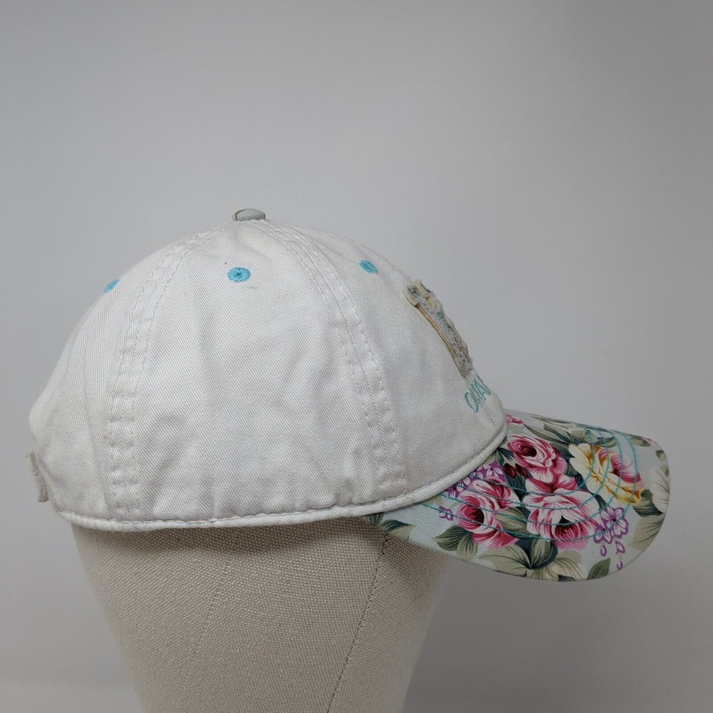 KC Oceans of Fun Strapback Hat Multicolor One Size Floral Adjustable